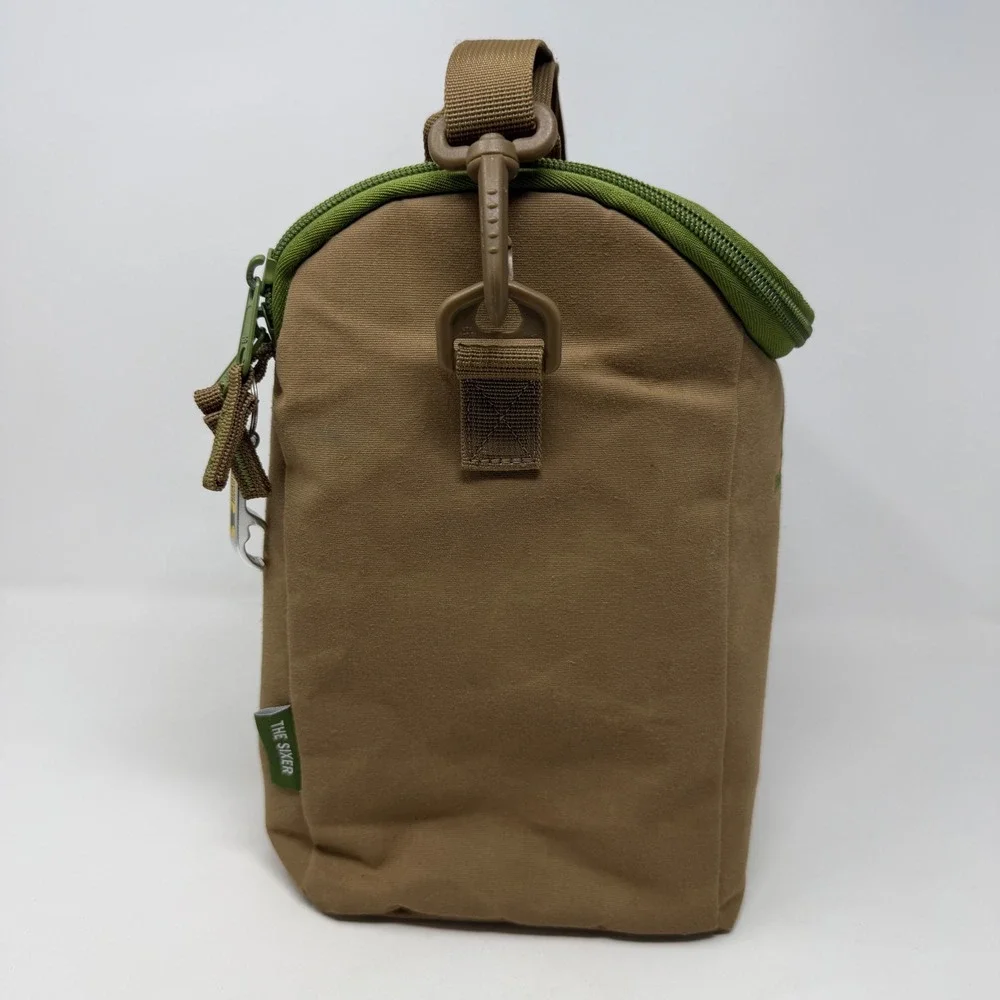 Mountainsmith The Sixer Soft Sided Cooler Bag 12L Brown Canvas w/ Bottle Opener